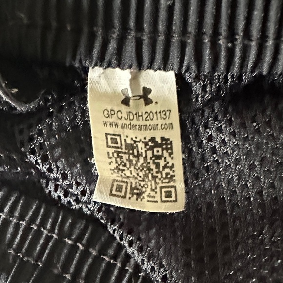 Under Armour Kids Black Joggers with Gray Accents - Picture 6 of 7